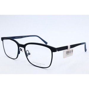 New Pro-Design Denmark 1450-6031 Black Rectangle Eyeglasses Clear Lenses 54mm